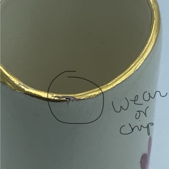 Vintage Knox Hand Painted Floral Boot Vase - Picture 9 of 9